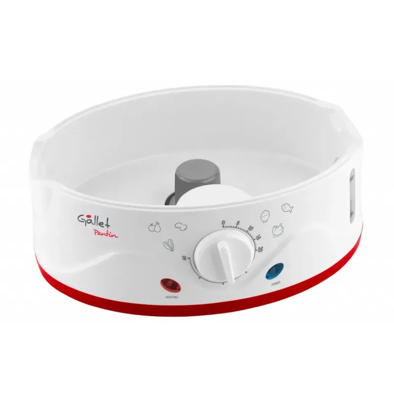 Electronice si Electrocasnice - Electrocasnice bucatarie - Aparate de gatit & desert - Aparate de gatit cu aburi - Aparat de gatit cu aburi GALLET PANTIN CUV962, 8,5 L, 900 W, timer, oprire automata - Infinity.ro