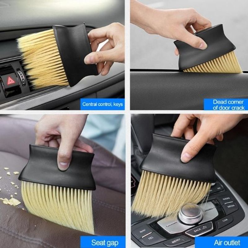 Auto si Moto - Intretinere auto - Odorizante auto - Odorizant Auto Aroma Bubble Gum si Perie cu Maner Ergonomic si Fire din Nylon SoftTouch - Infinity.ro