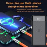 Laptop, Telefoane si Tablete - Telefoane mobile si accesorii - Accesorii Telefoane - Baterii externe - Powerbank Li-Po  cu Display LED, 10.000 mAh,  2 X USB, 1 X USB-C si Cablu de incarcare Fast Charge, 3 in 1, 120 W, 2 m - Infinity.ro