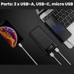 Sport si Outdoor - Articole de voiaj - Rucsacuri - Rucsac Extensibil Mercaton Compatibil cu Laptopuri Pana la 17.3″ + Baterie Reincarcabila Powerbank 10.000 mAh - Infinity.ro