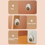 Petshop - Accesorii petshop - Jucarii animale - Jucarii interactive animale - Jucarie interactiva Model Pinguin pentru pisicute cu minge rotativa 360° din iarba Catnip, 4.3 x 6 cm, Albastru - Infinity.ro