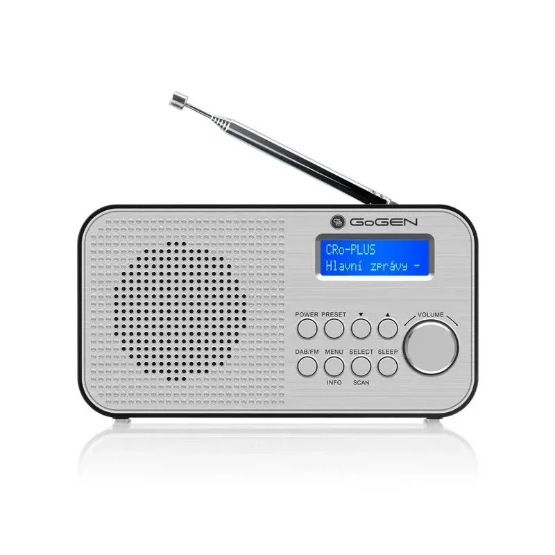 TV, Audio-Video si Foto - Portabile audio - Radio - Radio portabil GoGEN DAB 300N cu tuner DAB+ si FM, 1 W, LCD , baterie 2000 mAh - Infinity.ro