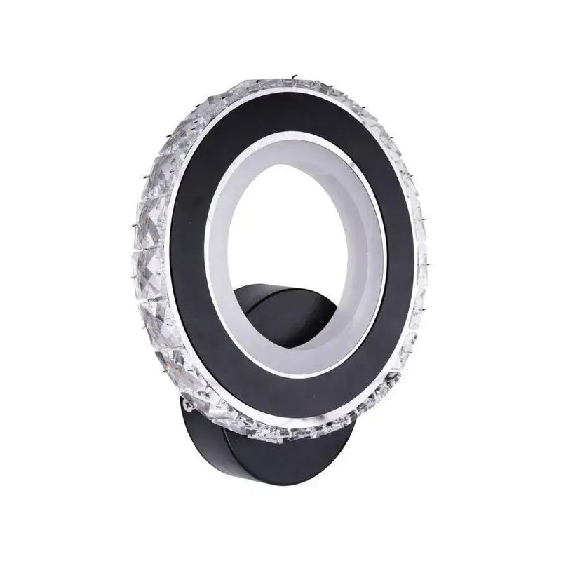 Casa si Gradina - Corpuri si surse de iluminat - Plafoniere, aplice si spoturi - Aplica LED NOVA Rotonda, 16W, Negru, lumina Calda/Rece/Neutra - Infinity.ro