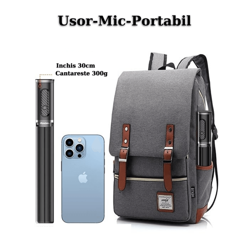 Laptop, Telefoane si Tablete - Telefoane mobile si accesorii - Accesorii Telefoane - Selfie stick-uri - Selfie stick multifunctional, 30cm-150cm, Trepied, Suport pentru telefon, Telecomanda detasabila, Telescopic - Infinity.ro