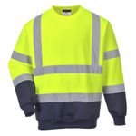 Casa si Gradina - Constructii - Echipamente de lucru - Imbracaminte protectia muncii - Bluza de protectie bicolora Hi-Vis Portwest-B306 L Galben - Infinity.ro