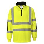 Casa si Gradina - Constructii - Echipamente de lucru - Imbracaminte protectia muncii - Bluza fluorescenta de protectie Xenon Rugby Portwest-B308 Galben 4XL - Infinity.ro