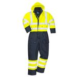 Casa si Gradina - Constructii - Echipamente de lucru - Imbracaminte protectia muncii - Combinezon de protectie HiVis Contrast - Captusit PORTWEST-S485 XL Albastru si galben - Infinity.ro