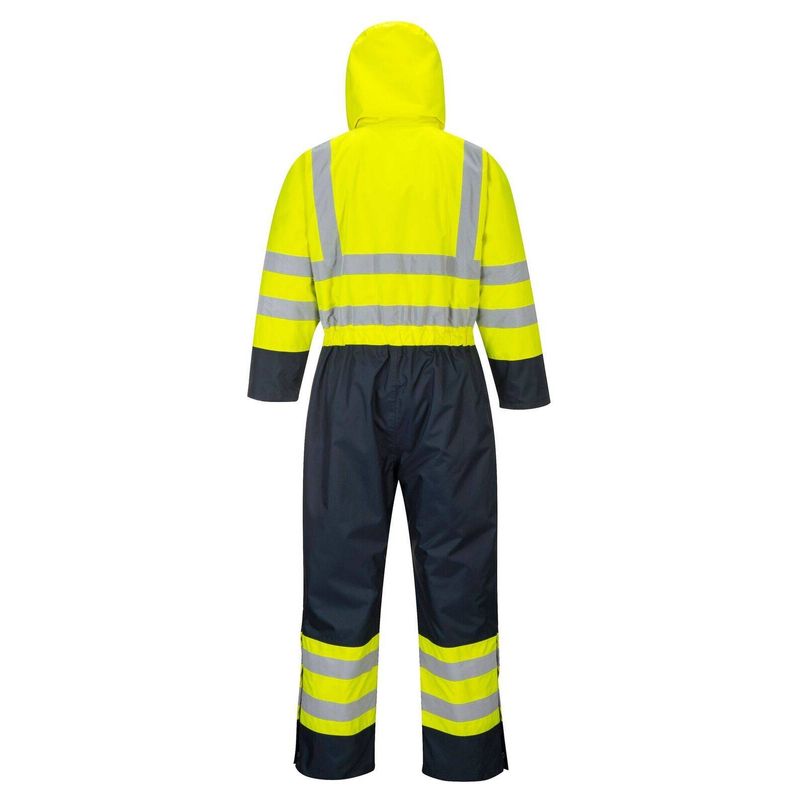Casa si Gradina - Constructii - Echipamente de lucru - Imbracaminte protectia muncii - Combinezon de protectie HiVis Contrast - Captusit PORTWEST-S485 XL Albastru si galben - Infinity.ro