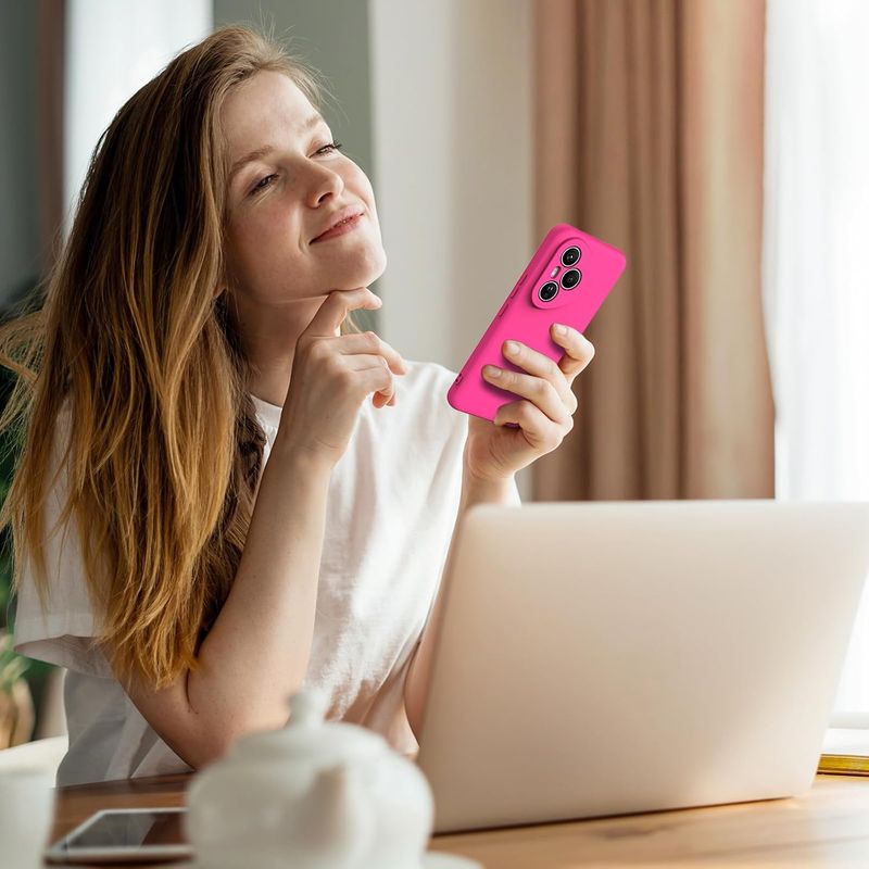 Laptop, Telefoane si Tablete - Telefoane mobile si accesorii - Accesorii Telefoane - Huse telefoane - Husa Soft Touch, slim, ALC Mobile, anti soc, compatibila cu Honor 400 Pro, Roz Aprins Tpu - Infinity.ro