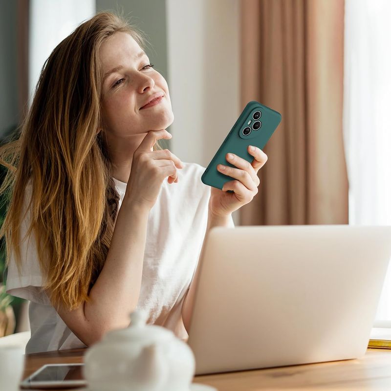 Laptop, Telefoane si Tablete - Telefoane mobile si accesorii - Accesorii Telefoane - Huse telefoane - Husa Soft Touch, slim, ALC Mobile, anti soc, compatibila cu Honor 400 Pro, Verde Inchis Tpu - Infinity.ro