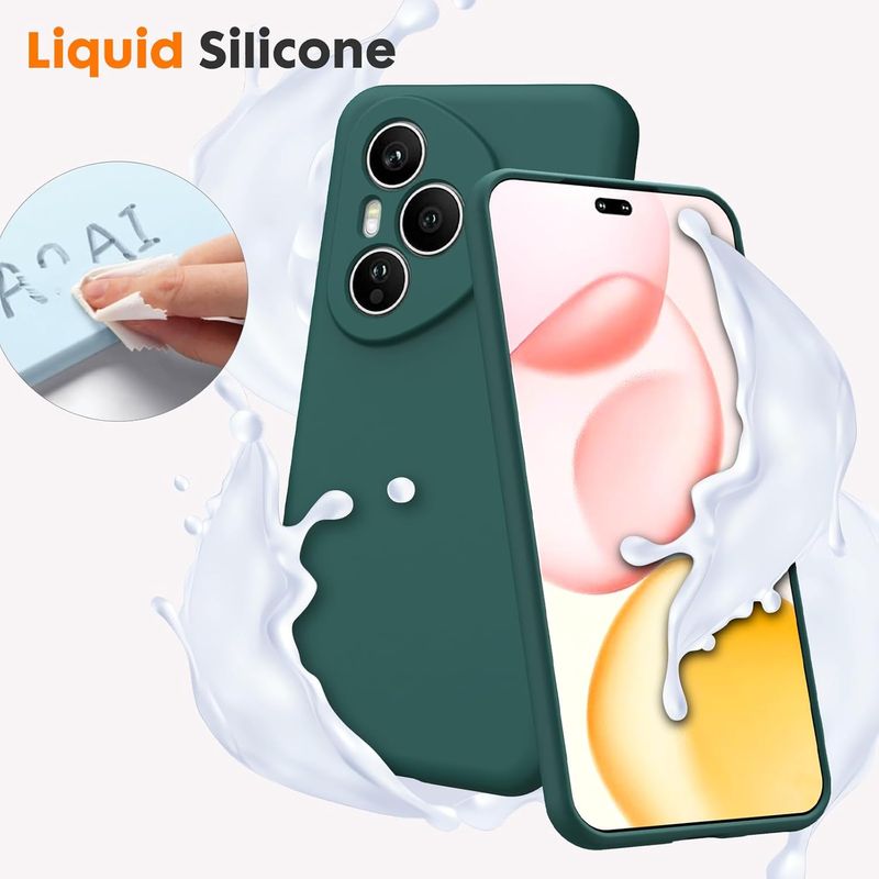 Laptop, Telefoane si Tablete - Telefoane mobile si accesorii - Accesorii Telefoane - Huse telefoane - Husa Soft Touch, slim, ALC Mobile, anti soc, compatibila cu Honor 400 Pro, Verde Inchis Tpu - Infinity.ro