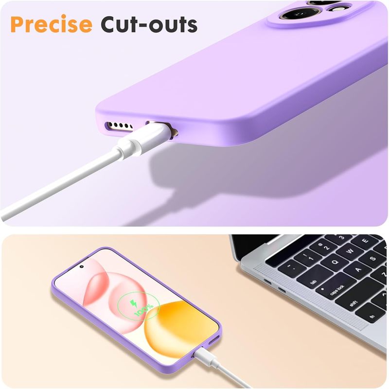 Laptop, Telefoane si Tablete - Telefoane mobile si accesorii - Accesorii Telefoane - Huse telefoane - Husa Soft Touch, slim, ALC Mobile, anti soc, compatibila cu Honor 400 5G, Lila Tpu - Infinity.ro