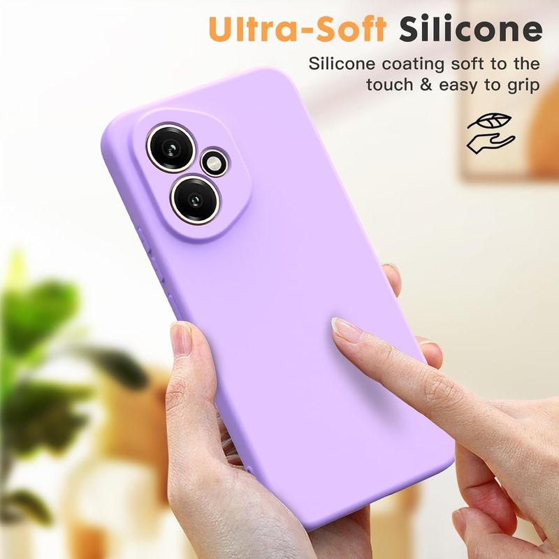 Laptop, Telefoane si Tablete - Telefoane mobile si accesorii - Accesorii Telefoane - Huse telefoane - Husa Soft Touch, slim, ALC Mobile, anti soc, compatibila cu Honor 400 5G, Lila Tpu - Infinity.ro