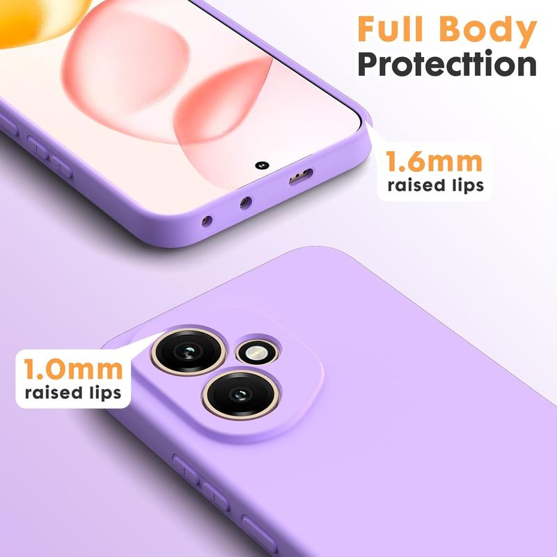 Laptop, Telefoane si Tablete - Telefoane mobile si accesorii - Accesorii Telefoane - Huse telefoane - Husa Soft Touch, slim, ALC Mobile, anti soc, compatibila cu Honor 400 5G, Lila Tpu - Infinity.ro