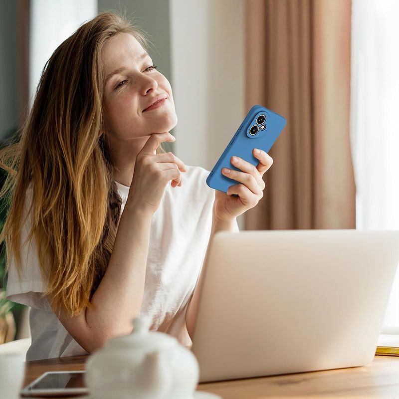 Laptop, Telefoane si Tablete - Telefoane mobile si accesorii - Accesorii Telefoane - Huse telefoane - Husa Soft Touch, slim, ALC Mobile, anti soc, compatibila cu Honor 400 5G, Albastru Tpu - Infinity.ro