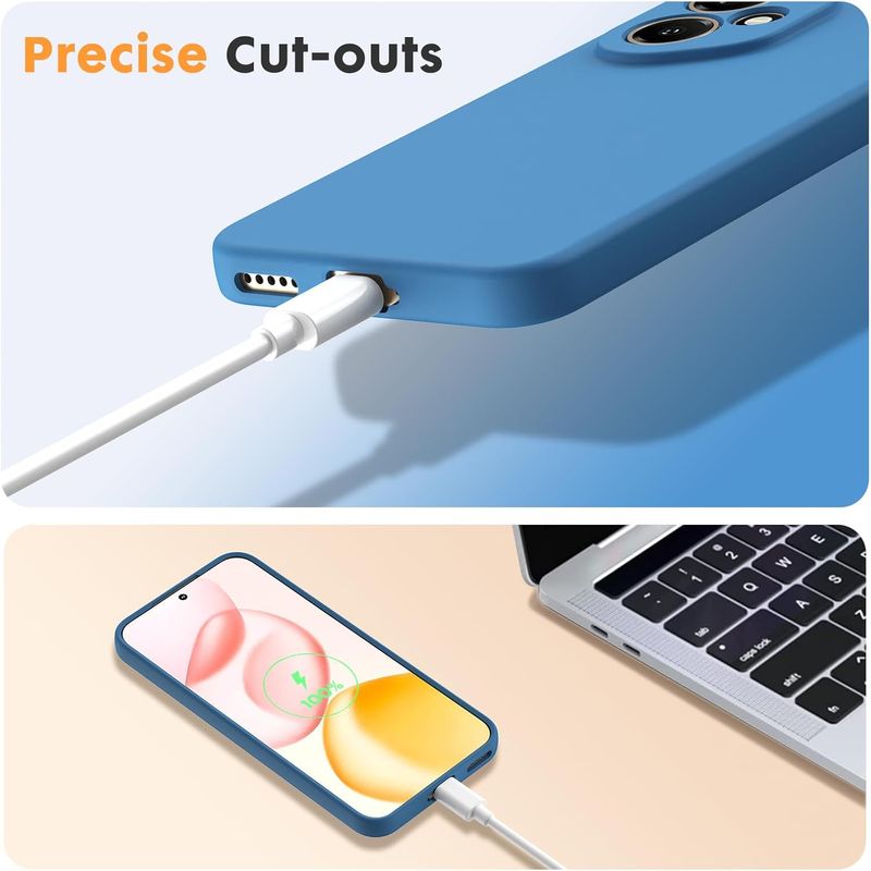 Laptop, Telefoane si Tablete - Telefoane mobile si accesorii - Accesorii Telefoane - Huse telefoane - Husa Soft Touch, slim, ALC Mobile, anti soc, compatibila cu Honor 400 5G, Albastru Tpu - Infinity.ro