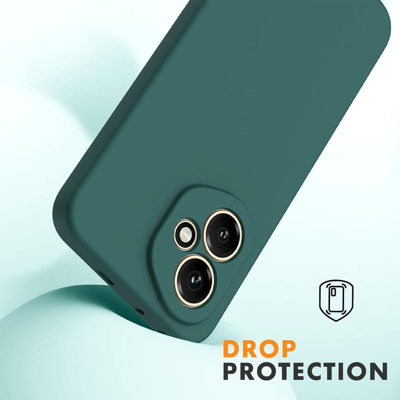 Laptop, Telefoane si Tablete - Telefoane mobile si accesorii - Accesorii Telefoane - Huse telefoane - Husa Soft Touch, slim, ALC Mobile, anti soc, compatibila cu Honor 400 5G, Verde Inchis Tpu - Infinity.ro