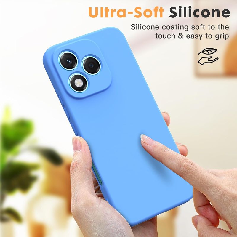 Laptop, Telefoane si Tablete - Telefoane mobile si accesorii - Accesorii Telefoane - Huse telefoane - Husa Soft Touch, slim, ALC Mobile, anti soc, compatibila cu Honor 400 Lite 5G, Albastru Tpu - Infinity.ro