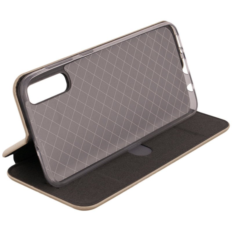 Laptop, Telefoane si Tablete - Telefoane mobile si accesorii - Accesorii Telefoane - Huse telefoane - Husa Flip Cover Magnetic Pentru Samsung Galaxy A30s, Gold - Infinity.ro