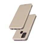 Laptop, Telefoane si Tablete - Telefoane mobile si accesorii - Accesorii Telefoane - Huse telefoane - Husa Flip cover magnetic pentru Samsung Galaxy A21s, A217F Gold - Infinity.ro