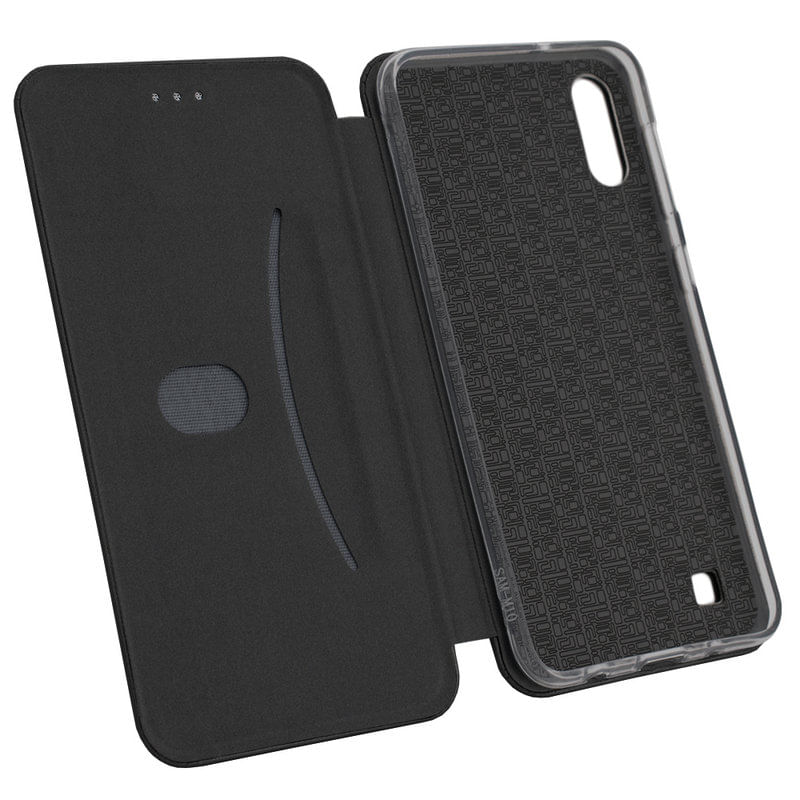 Laptop, Telefoane si Tablete - Telefoane mobile si accesorii - Accesorii Telefoane - Huse telefoane - Husa Flip Cover Magnetic Pentru Samsung Galaxy A10, A105, Gold - Infinity.ro