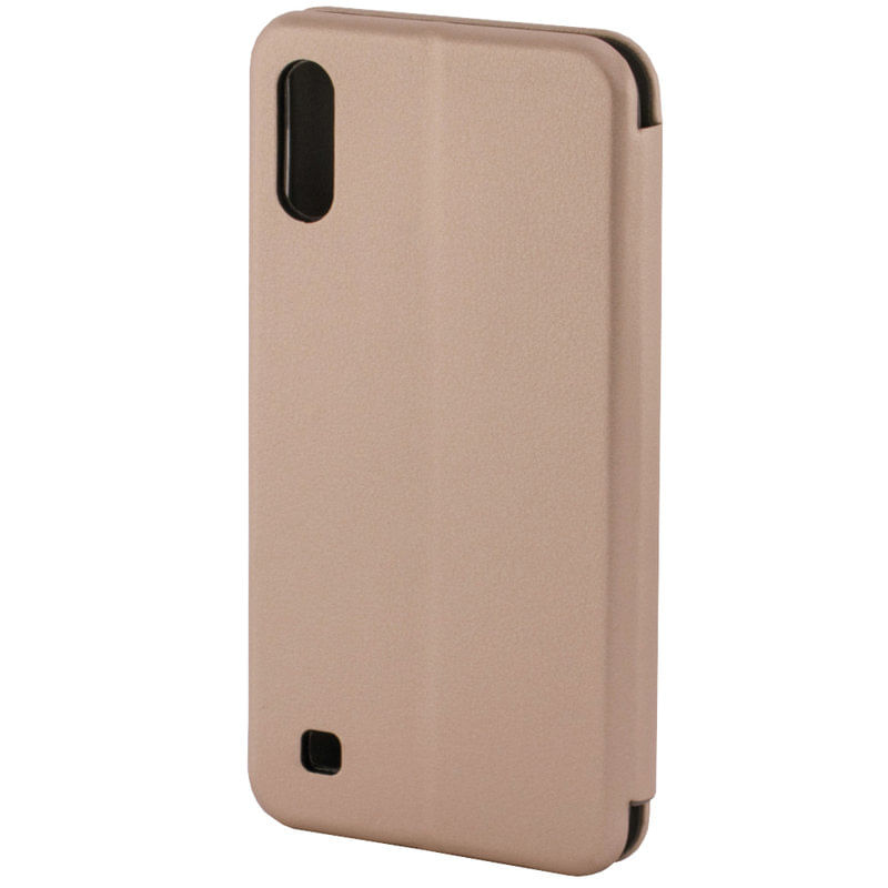 Laptop, Telefoane si Tablete - Telefoane mobile si accesorii - Accesorii Telefoane - Huse telefoane - Husa Flip Cover Magnetic Pentru Samsung Galaxy A10, A105, Gold - Infinity.ro