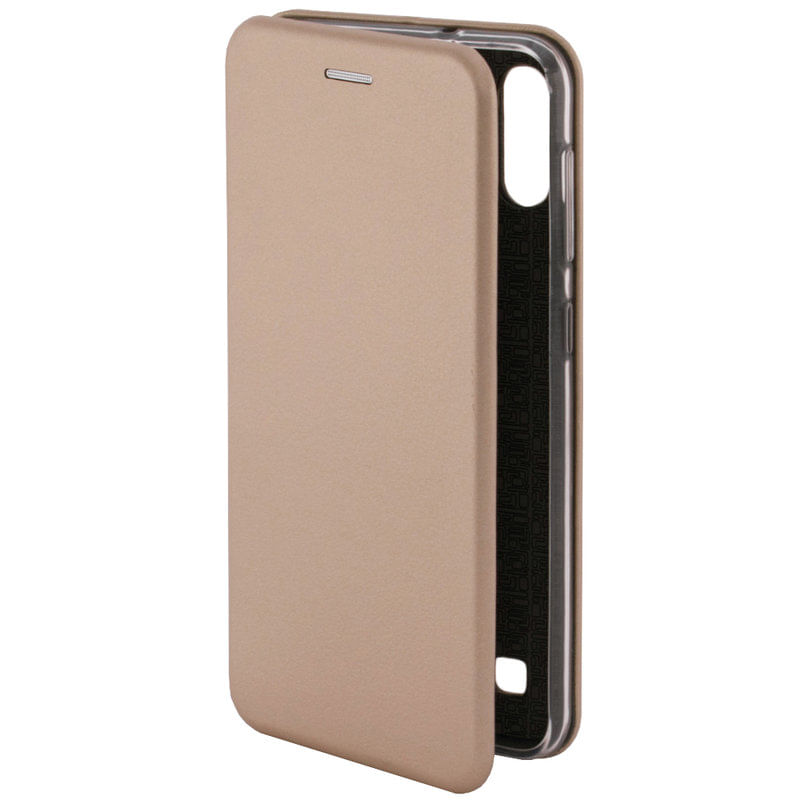 Laptop, Telefoane si Tablete - Telefoane mobile si accesorii - Accesorii Telefoane - Huse telefoane - Husa Flip Cover Magnetic Pentru Samsung Galaxy A10, A105, Gold - Infinity.ro