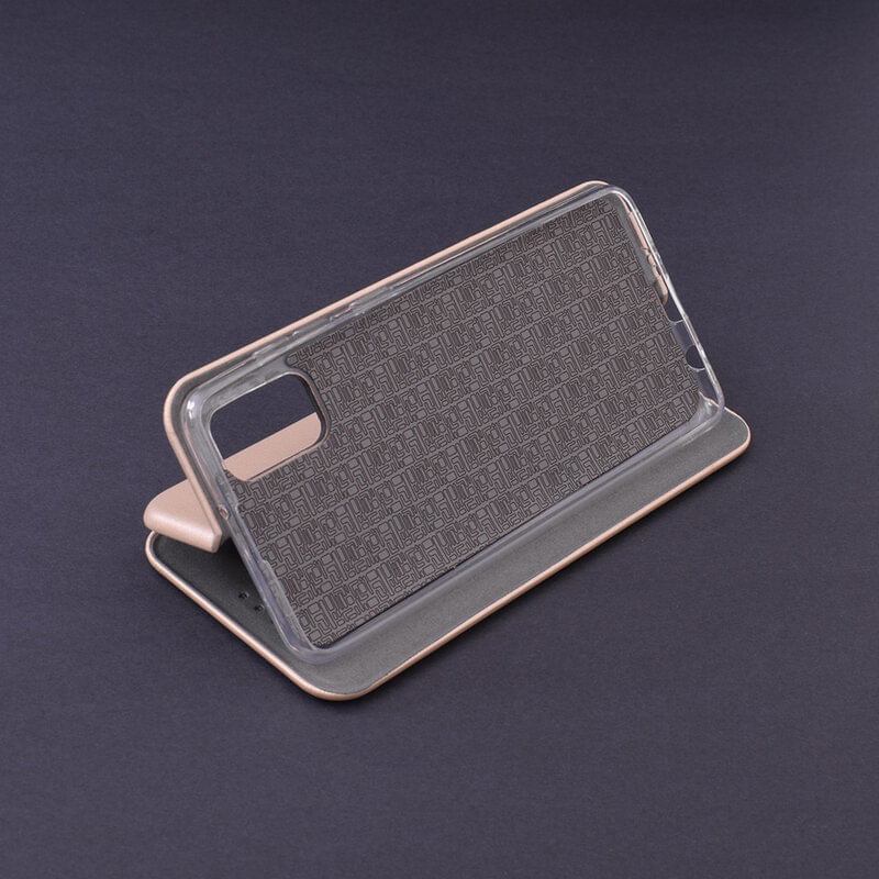 Laptop, Telefoane si Tablete - Telefoane mobile si accesorii - Accesorii Telefoane - Huse telefoane - Husa Flip Cover Magnetic compatibila cu, Motorola Moto G52 4G / G82 5G, Gold - Infinity.ro