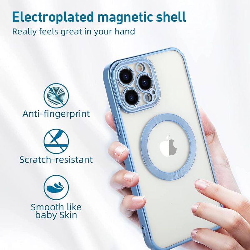 Laptop, Telefoane si Tablete - Telefoane mobile si accesorii - Accesorii Telefoane - Huse telefoane - Husa MagSure Blue, compatibil cu IPhone 11 Pro - Infinity.ro