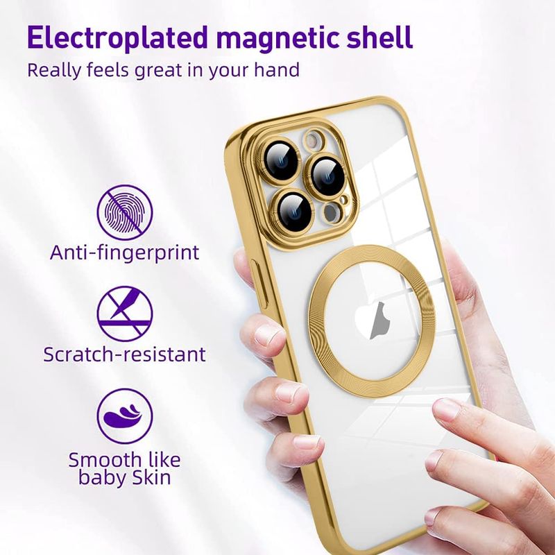 Laptop, Telefoane si Tablete - Telefoane mobile si accesorii - Accesorii Telefoane - Huse telefoane - Husa MagSure Rose Gold, compatibil cu IPhone 12 Pro Max - Infinity.ro