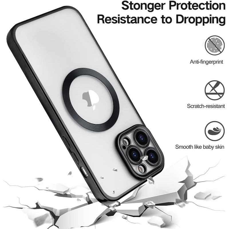 Laptop, Telefoane si Tablete - Telefoane mobile si accesorii - Accesorii Telefoane - Huse telefoane - Husa MagSure Negru, compatibil cu IPhone 12 Pro Max - Infinity.ro