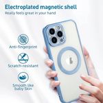 Laptop, Telefoane si Tablete - Telefoane mobile si accesorii - Accesorii Telefoane - Huse telefoane - Husa MagSure Blue, compatibil cu IPhone 13 Pro - Infinity.ro