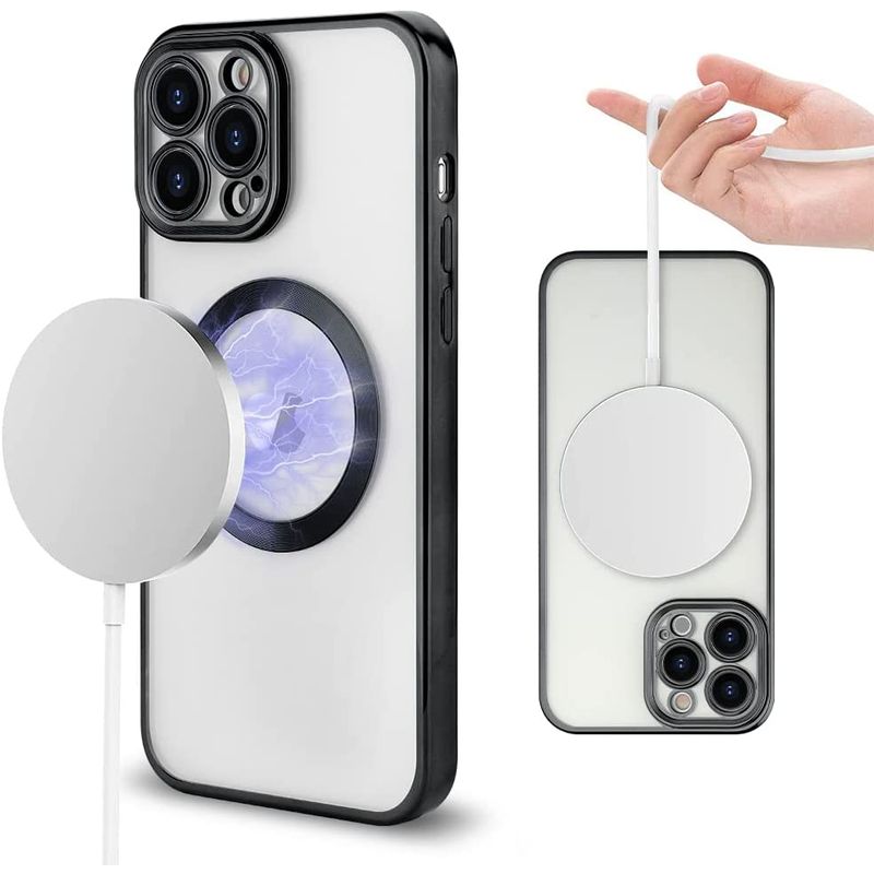 Laptop, Telefoane si Tablete - Telefoane mobile si accesorii - Accesorii Telefoane - Huse telefoane - Husa MagSure Negru, compatibil cu IPhone 13 Pro - Infinity.ro