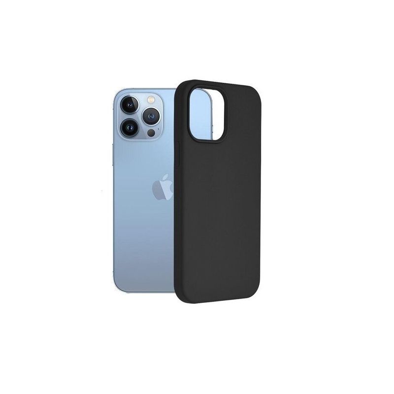 Laptop, Telefoane si Tablete - Telefoane mobile si accesorii - Accesorii Telefoane - Huse telefoane - Husa Silicon Negru compatibila cu Apple Iphone 12 Pro Max - ALC® - Infinity.ro