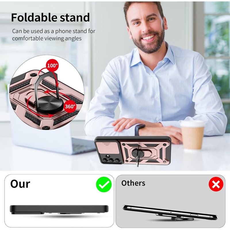 Laptop, Telefoane si Tablete - Telefoane mobile si accesorii - Accesorii Telefoane - Huse telefoane - Husa pentru Samsung Galaxy A16 - ALC Mobile, Armor Anti Soc - Rose - Infinity.ro