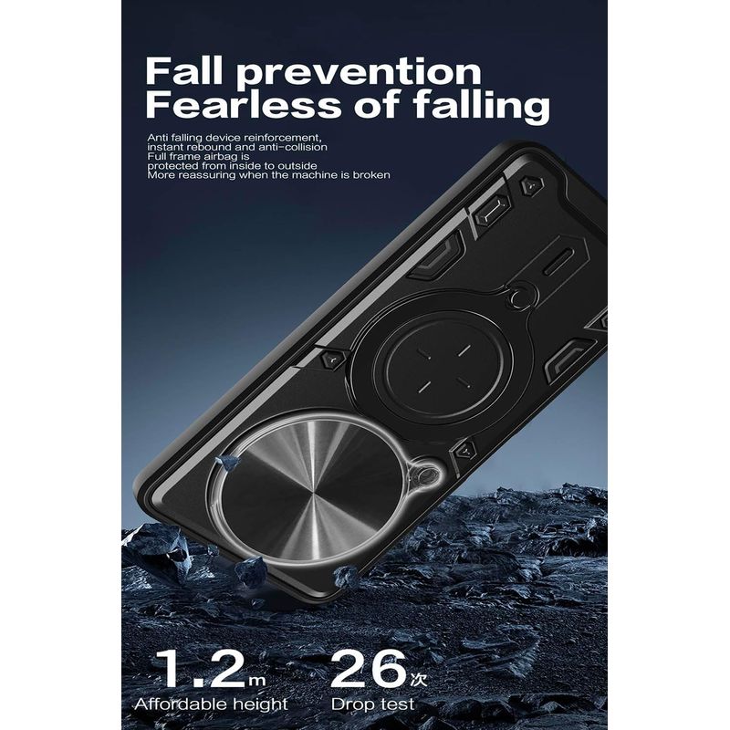 Laptop, Telefoane si Tablete - Telefoane mobile si accesorii - Accesorii Telefoane - Huse telefoane - Husa Armour Protectie Camera, Pentru Xiaomi Redmi 14C, - Negru ALC - Infinity.ro