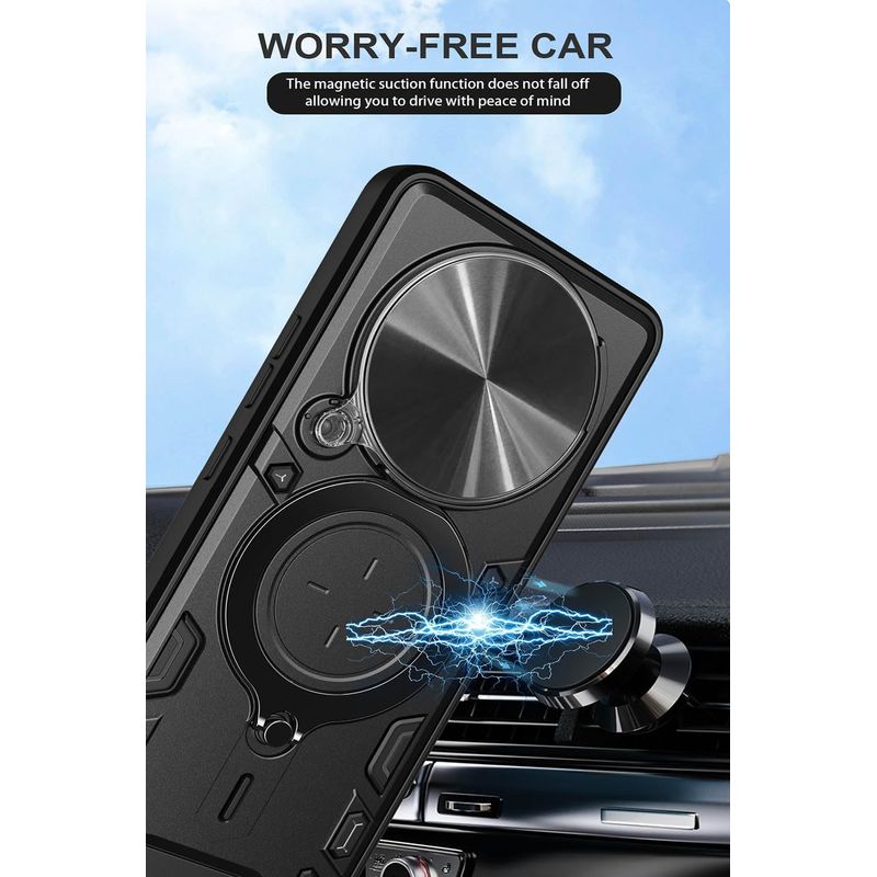 Laptop, Telefoane si Tablete - Telefoane mobile si accesorii - Accesorii Telefoane - Huse telefoane - Husa Armour Protectie Camera, Pentru Xiaomi Redmi 14C, - Negru ALC - Infinity.ro