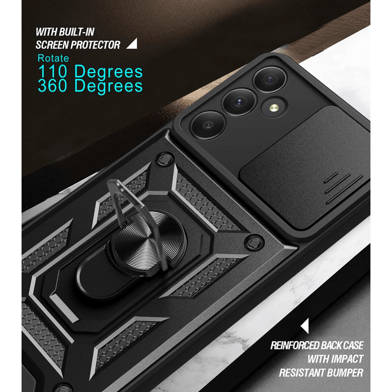 Laptop, Telefoane si Tablete - Telefoane mobile si accesorii - Accesorii Telefoane - Huse telefoane - Husa pentru Samsung Galaxy A55 - ALC Mobile, Armor Anti Soc - Gold - Infinity.ro