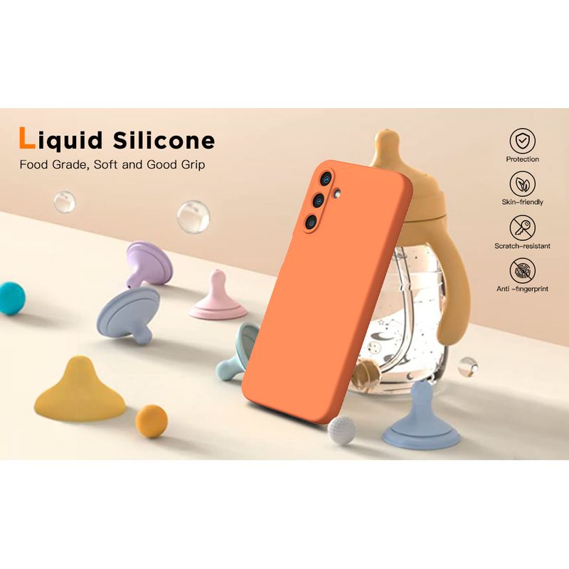 Laptop, Telefoane si Tablete - Telefoane mobile si accesorii - Accesorii Telefoane - Huse telefoane - Husa Compatibila cu Samsung Galaxy A17, TPU Portocaliu, Slim Soft Touch, Anti-Soc, ALC Mobile - Infinity.ro