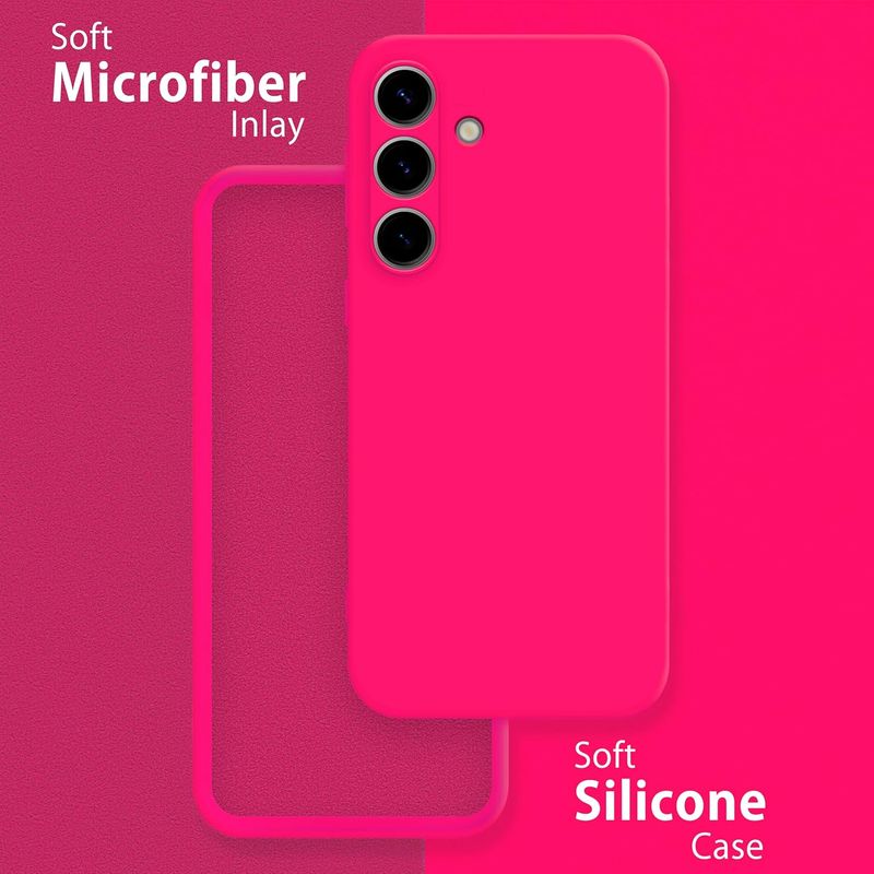 Laptop, Telefoane si Tablete - Telefoane mobile si accesorii - Accesorii Telefoane - Huse telefoane - Husa Compatibila cu Samsung Galaxy A17, TPU Roz Neon, Slim Soft Touch, Anti-Soc, ALC Mobile - Infinity.ro