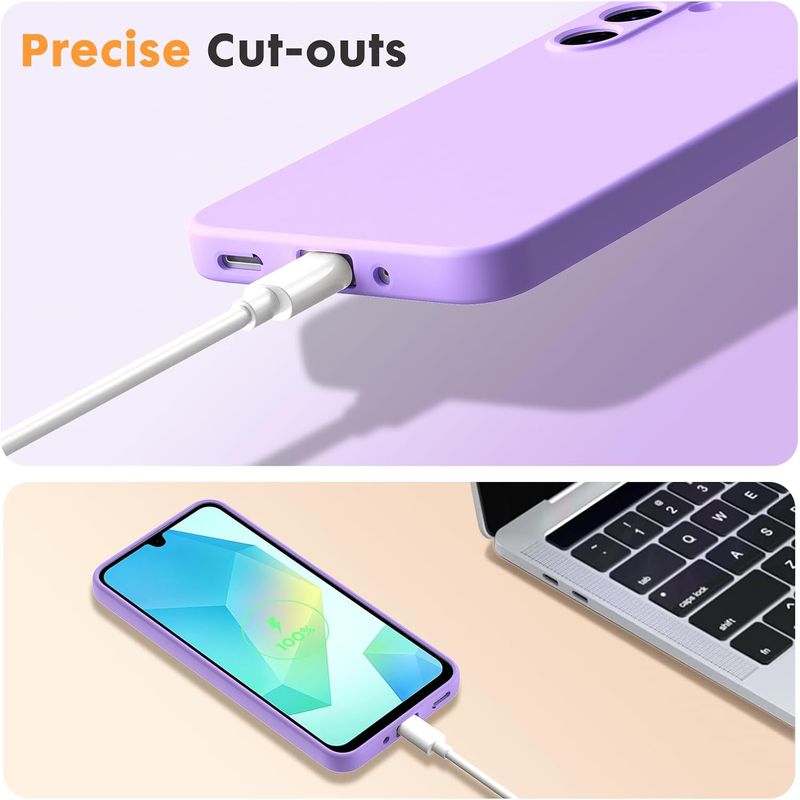Laptop, Telefoane si Tablete - Telefoane mobile si accesorii - Accesorii Telefoane - Huse telefoane - Husa Compatibila cu Samsung Galaxy A17, TPU Lila, Slim Soft Touch, Anti-Soc, ALC Mobile - Infinity.ro