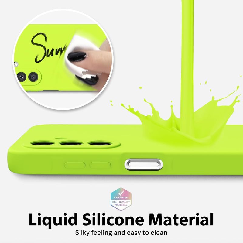 Laptop, Telefoane si Tablete - Telefoane mobile si accesorii - Accesorii Telefoane - Huse telefoane - Husa Compatibila cu Samsung Galaxy A17, TPU Verde Neon, Slim Soft Touch, Anti-Soc, ALC Mobile - Infinity.ro