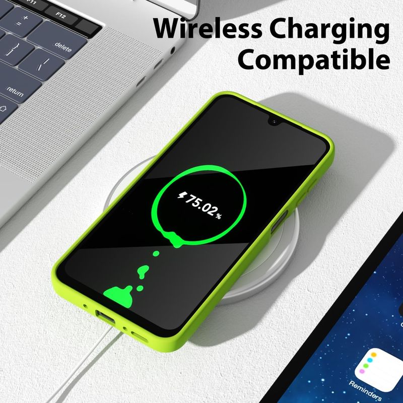 Laptop, Telefoane si Tablete - Telefoane mobile si accesorii - Accesorii Telefoane - Huse telefoane - Husa Compatibila cu Samsung Galaxy A17, TPU Verde Neon, Slim Soft Touch, Anti-Soc, ALC Mobile - Infinity.ro