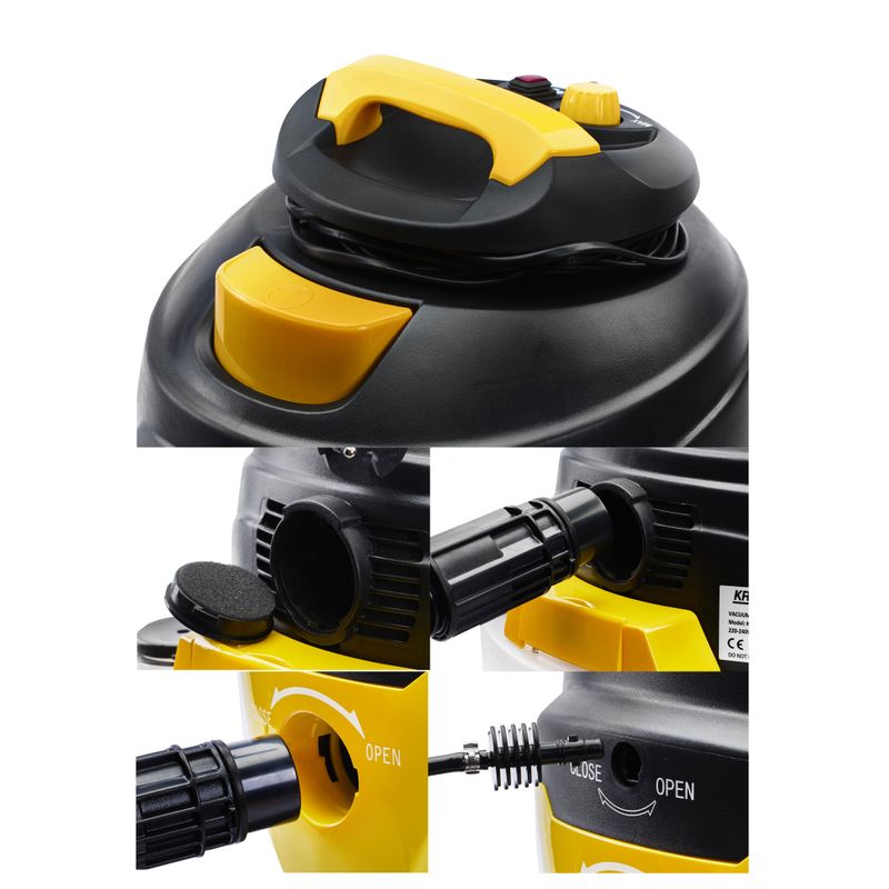 Auto si Moto - Reparatii si depanare - Scule auto - Scule si truse auto - Aspirator Umed si Uscat, KRAFT&DELE, 1400W, KD481 - Infinity.ro