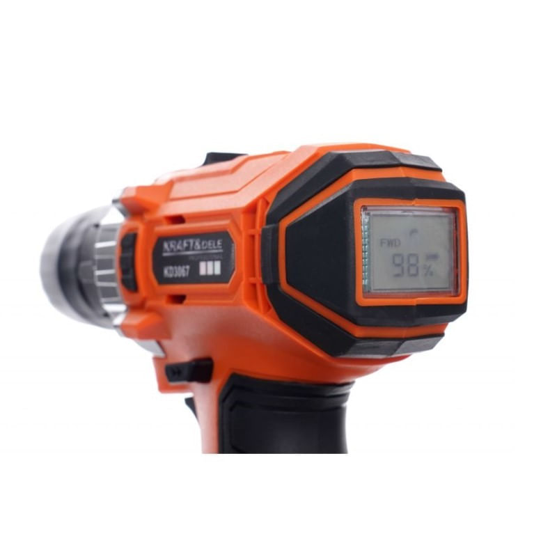 Casa si Gradina - Constructii - Scule electrice si accesorii - Masini de gaurit si insurubat - Auto filetanta cu acumulator, Kraft&Dele, 1500 mAh, LI-ION, afisaj LCD - Infinity.ro