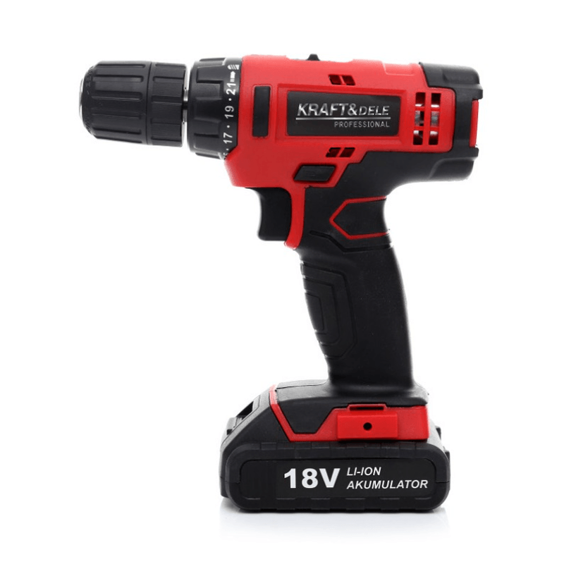 Casa si Gradina - Constructii - Scule electrice si accesorii - Masini de gaurit si insurubat - Autofiletanta, Kraft&Dele, 18 V, 1300 mAh, LI-ION - Infinity.ro