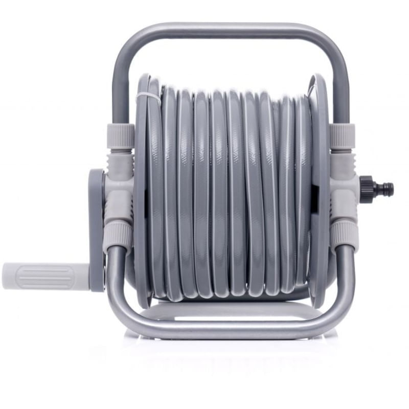 Casa si Gradina - Gradinarit si plante - Instalatii si accesorii pentru irigatii - Furtunuri de gradina si accesorii - Carucior de gradina cu furtun Kraft&Dele KD2080, 1.2 inch, 15.5 mm, rola 40 m - Infinity.ro