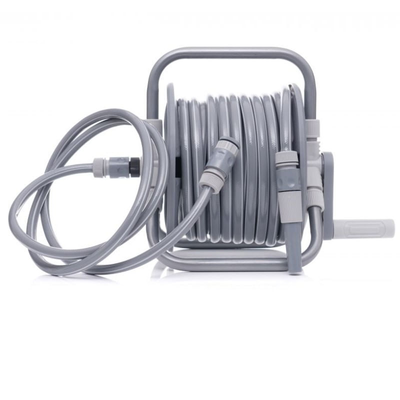 Casa si Gradina - Gradinarit si plante - Instalatii si accesorii pentru irigatii - Furtunuri de gradina si accesorii - Carucior de gradina cu furtun Kraft&Dele KD2080, 1.2 inch, 15.5 mm, rola 40 m - Infinity.ro