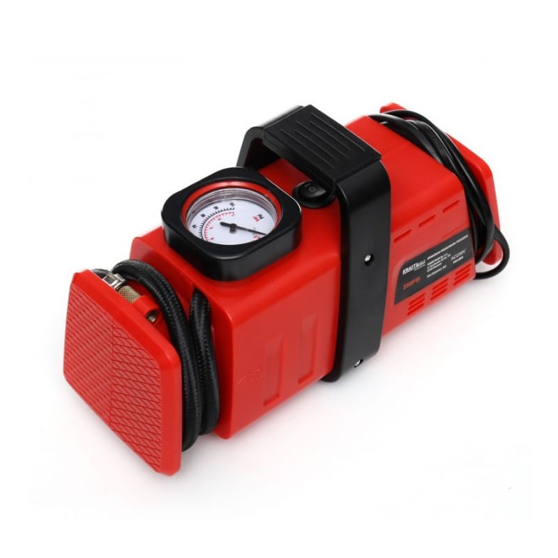 Casa si Gradina - Electrice - Echipamente electrice - Compresoare - Compresor aer, auto, Kraft&Dele, manometru, DC 12V / 220-240 V - Infinity.ro