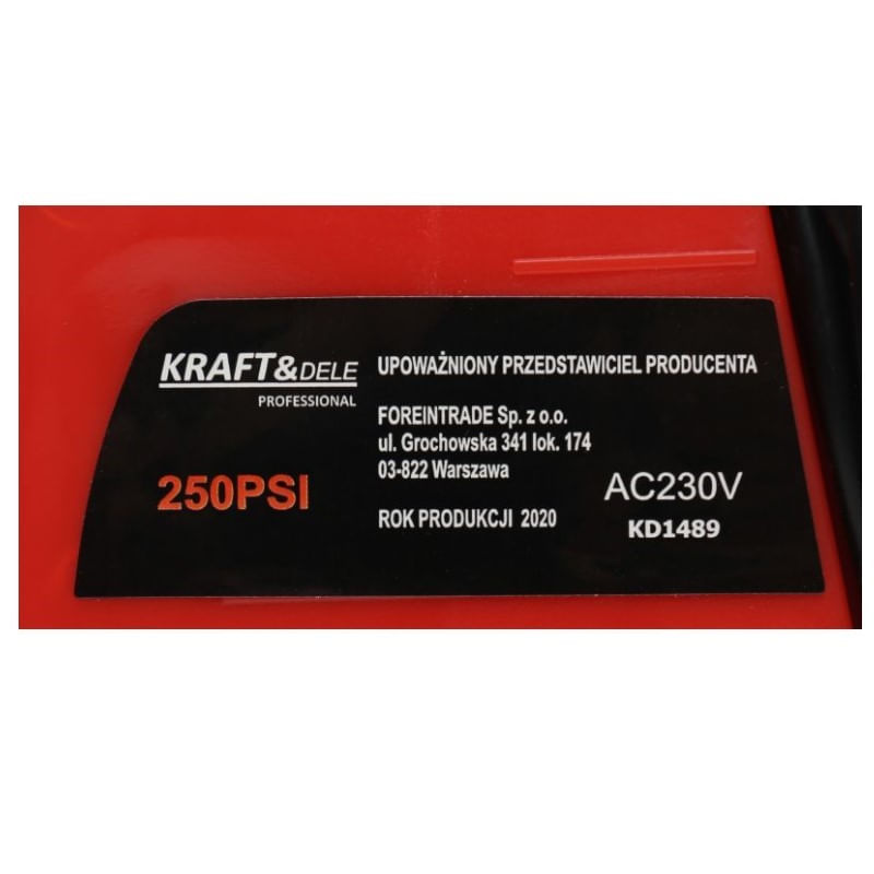 Casa si Gradina - Electrice - Echipamente electrice - Compresoare - Compresor aer, auto, Kraft&Dele, manometru, DC 12V / 220-240 V - Infinity.ro